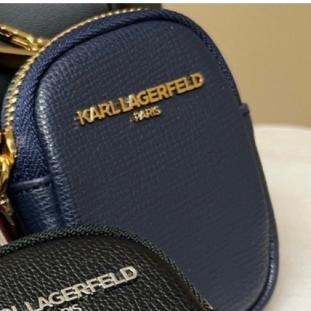 Karl Lagerfeld Chose 1 Cardholder/ Bagcharm/ Keychain New - Picture 7 of 13